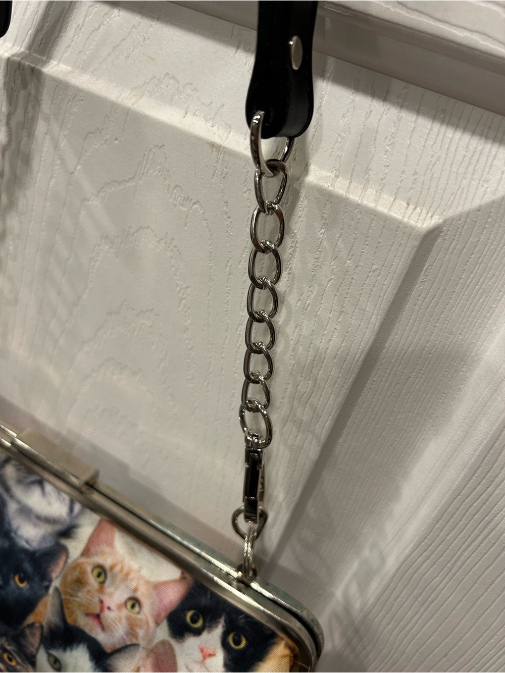 Cat Lady Box Chain-Handle Shoulder Bag with cats 🐈 - Picture 5 of 12